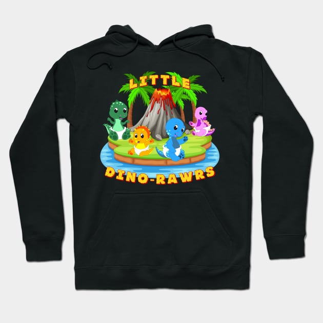 ABDL Little Dino-Rawrs - Baby Dinosaur Hoodie by NaughtyBoyz